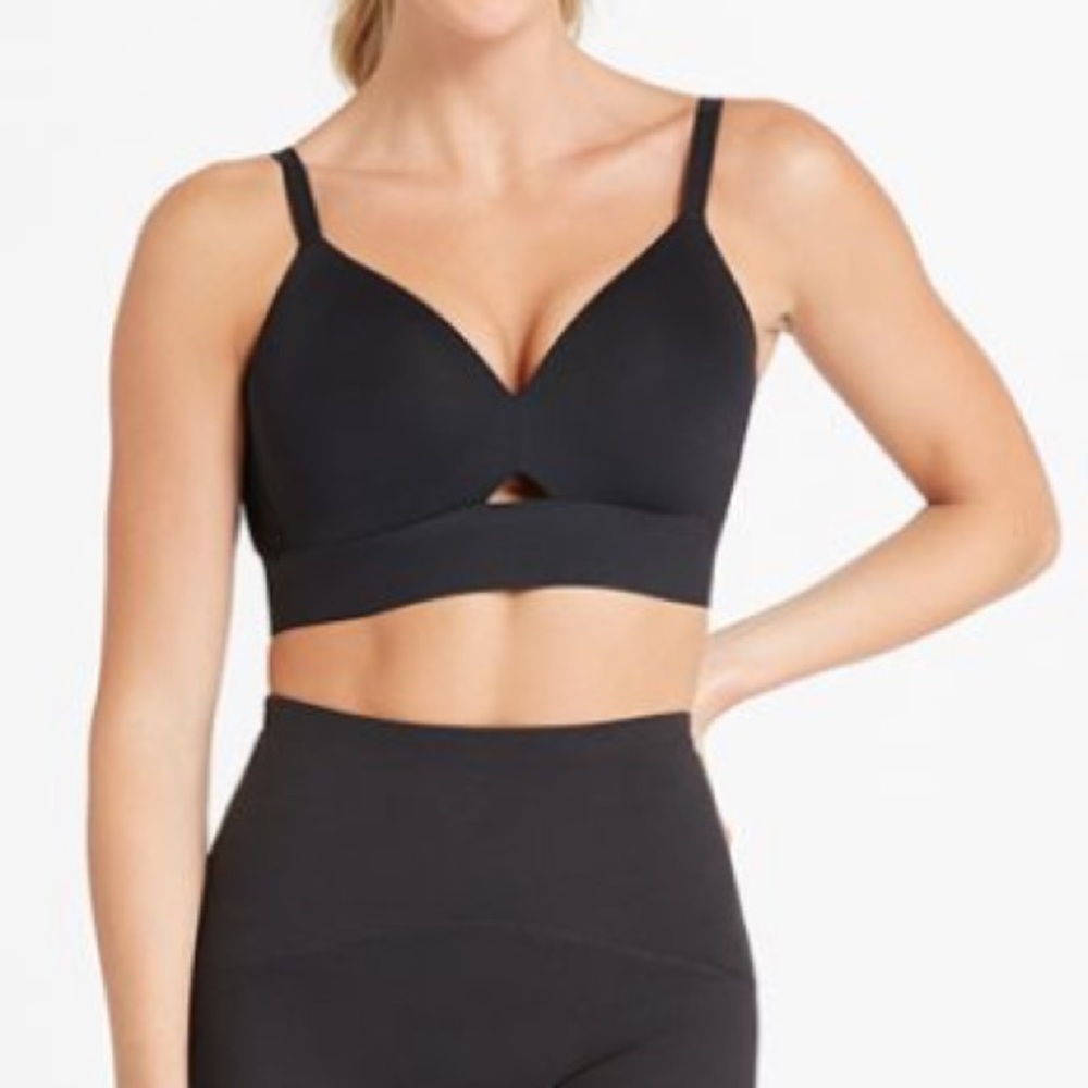 Spanx Mesh Panel Medium Impact Sports Bra